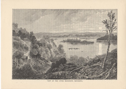 View on the Upper Mississippi, Minnesota